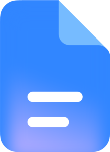 Google Docs - Logotipo en formato PNG con fondo transparente