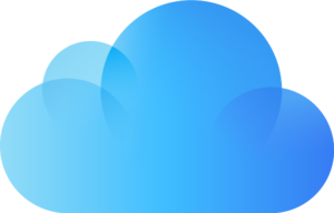 iCloud - Logotipo en formato PNG sobre fondo transparente