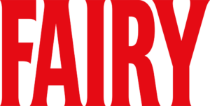 Красный вордмарк FAIRY — PNG на прозрачном фоне