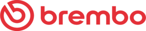 Brembo — red logo with symbol and brand name, transparent PNG